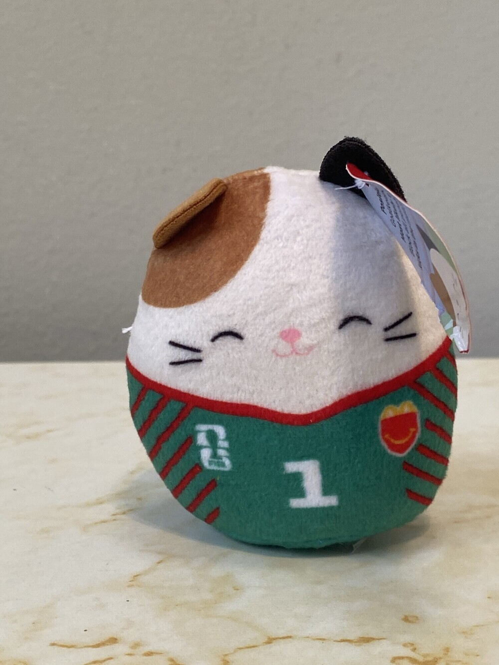 McDonald's Squishmallows FIFA Cam Cat Goalkeeper Plush #1